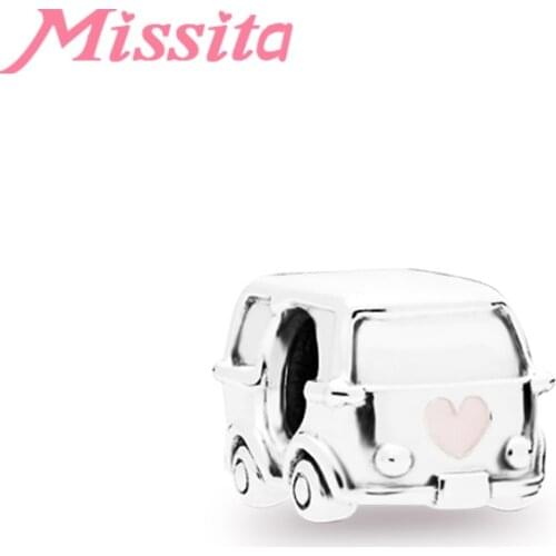 MISSITA Fashion Lovely Car Charms fit Brand Bracelets & Necklaces for Jewelry Making Ladies Bracelets Accessories