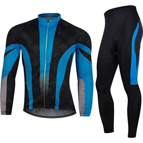 Mens Cycling Jersey Clothing 2021 Males Long Sleeve Bicycle Braces Set Little Male Monkey Outfit Breathable Mountain Bike Suit