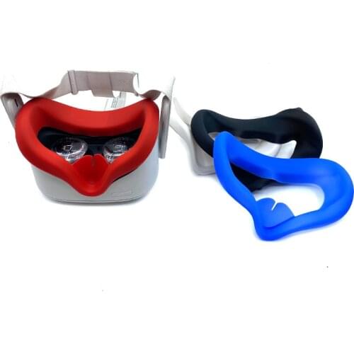 Soft Silicone Eye Mask Cover Pad For Oculus Quest 2 VR Headset Breathable Anti-sweat Light Blocking Eye Cover For Oculus Quest2