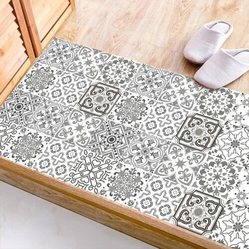 Retro Kitchen Matte Surface Tiles Sticker Tables Sticker Floor Stick Tile Pattern Transfers
