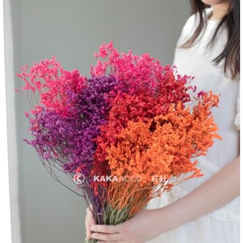 INS Nordic-Style Natural Dry Bouquet Hay Flower Arrangement Decorative Grass Home Decoration DIY Flower Color Crystal Grass