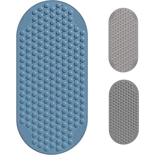 Bathtub Mat Non Slip Shower Floor Mats for Bathroom Bath Tub Washable Suction Cup 16x35inch