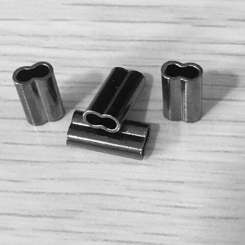 New Copper Tubes Kit Fishhook Accessories Set Tools Oval Double Barrel