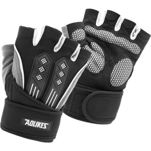 Weightlifting Half Finger Gloves Mens Sports Fitness Equipment Outdoor Cycling Gloves