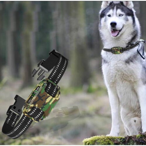 No Bark Collar Rechargeable Anti barking with Adjustable Beep Vibration None Harm Shock Deterrents for Small Large dog Free Ship
