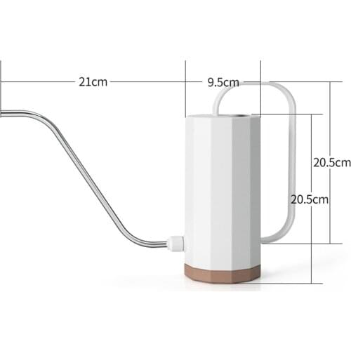 1.2L Watering Can Handle Gardening Tools Bonsai Plastic Potted Plant Sprinkler Long Mouth Flowers Cylindrical Kettle Practical