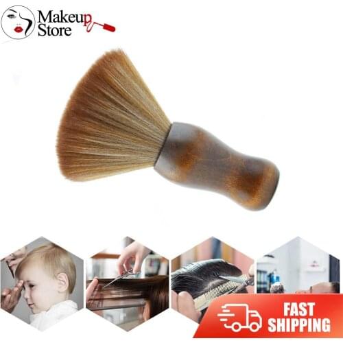 Professional Soft Neck Face Duster Brush Barber Hair Clean Beard Hairbrush Salon Cutting Hairdressing Styling Tools