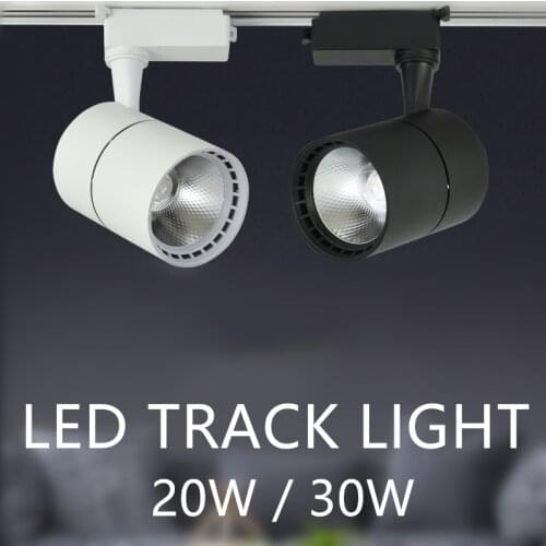 LED Track light cob 20w 30w track lamp wire Clothing Shop Windows Showroom Exhibition Spotlight track Rail Spot Lamp