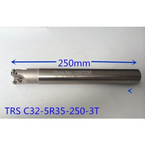 TRS C32-5R35-250-3T Comer Rounding End Mill Cutting diameter 12mm Length 130mm TRS Round dowel end mill RDMT10T3 Inserts