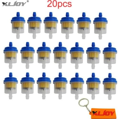 XLJOY 20pcs Universal Petrol Gas Fuel Filter with magnet For Chinese ATV Quad 50cc-160cc Pit Dirt Bike Motorcycle