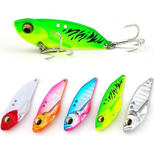 Hard VIB Fishing Bait With Ball Inside 1Pcs Fishing Lure Ice Sea Bass Bait Fishing Tackle Isca Artificial Bait Crankbait