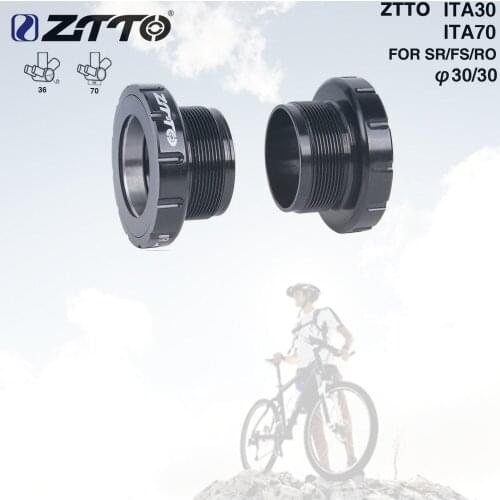 ZTTO ITA Thread Italy Type MTB Road bike Bottom Brackets ITA30 External Bearing ITA70 BB for Parts BB386 30mm Crankset