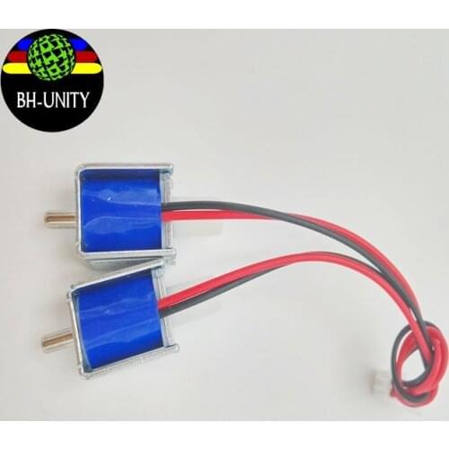 1pc printer parts ink cartridge solenoid way valve assy mutoh ink pump solenoid valve voltage DC24 for mutoh 1604 printer