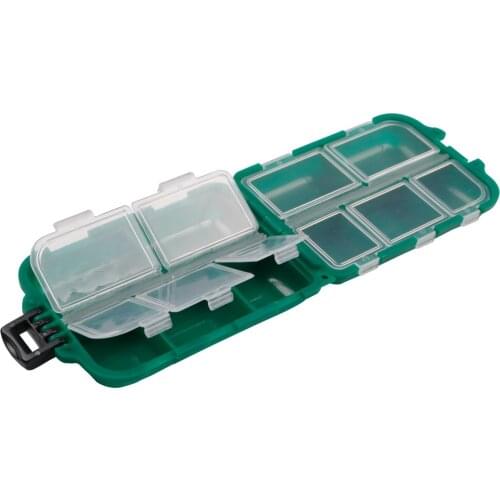 10 Compartments 5/10pcs Hot Box Fishing Accessories Box Storage Fish Lure Bait Hooks Tackle Tool Set Box Fishing Accessories