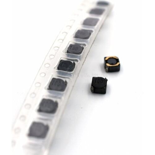 10PCS/LOT CDRH4D28 SMD Power Inductor 10uH 10uh 100 Shielded Inductor 5*5*3mm Inductance