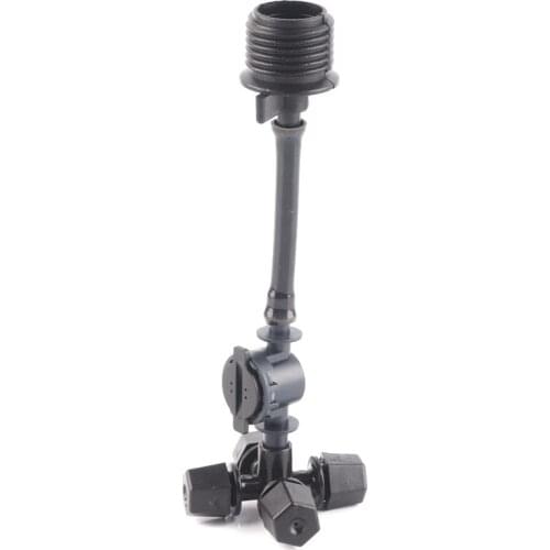 5-50sets Irrigation Kits Black Across Foggy Sprinkler With 4/7mm Hose Connector 1/2 Male Thread Atomized Sprinkler Irrigation