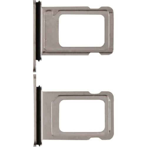 5PCS Single SIM Card Tray Slot Holder Replacement for iPhone 11/11 Pro/11 Pro Max, Purple Sliver Red Green Black Color Available