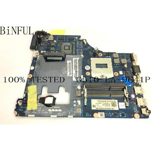 BiNFUL AVAILABLE , VIWGQ/GS LA-9641P FOR LENOVO G510 LAPTOP MOTHERBOARD DDR3 BUILD-IN GPU R5 M230 HD 8650 2GB(qualifeid ok)