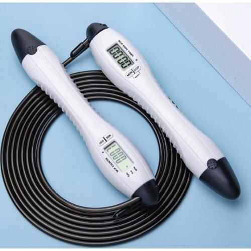 Jump Rope Digital Counter for Indoor/Outdoor Fitness Training Boxing Adjustable Calorie Skipping Rope Workout for Women,Men