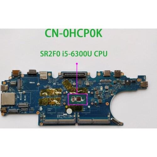 CN-0HCP0K 0HCP0K HCP0K ADM70 LA-C631P w i5-6300U CPU for Dell Latitude 5470 E5470 NoteBook PC Laptop Motherboard Mainboard