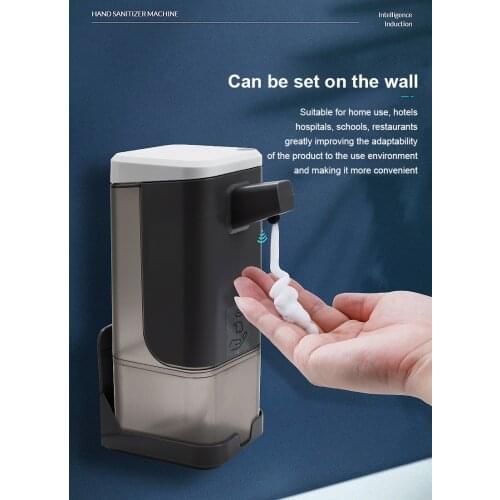 600ml Automatic Foam Soap Dispenser Electric Touchless Soap Dispenser Kitchen Dish Liquid Auto Hand Soap Dispenser Bathroom