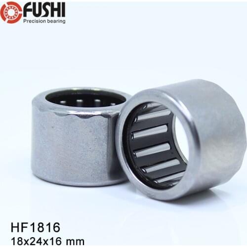 HF1816 Bearing 18*24*16 mm ( 10 PCS ) Drawn Cup Needle Roller Clutch HF182416 FC-18 Needle Bearing