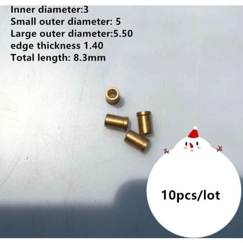 Hot Sale Powder Metallurgy Oil Bearing Copper Based Bearing Copper Sleeve Inner Diameter 3mm