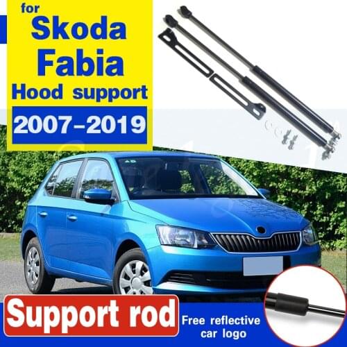 Car Bonnet Hood Support Lift Spring Bracket Strut Bar Hydraulic Rod for Skoda Fabia 2007-2019 Roomster Car accessories