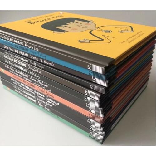 5-12 year Childrens English story book Little People Big Dreams picture book help child be reader early education 14pc/set