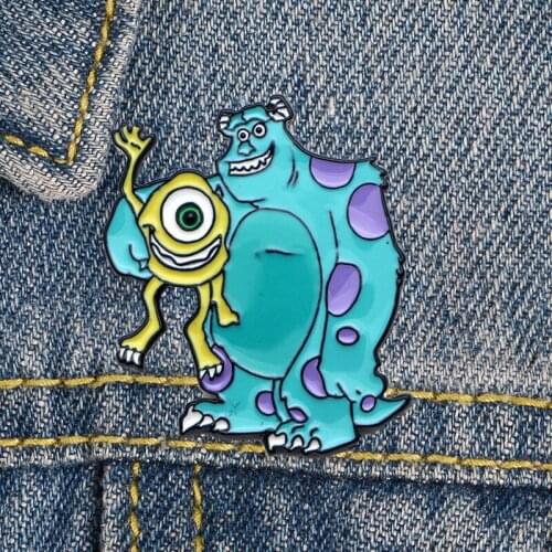 LT1119 Monsters University Enamel Pin Movie Brooches Bag Lapel Pin Cartoon Badge backpacks Decoration Jewelry Gift Accessories