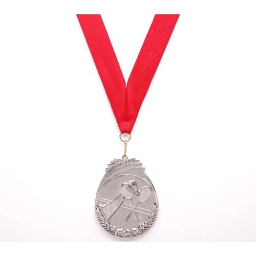 Badminton Medals Gold Color Medal and Silver Color Medal and Branze Color Meda print for free back of the medal6.5*8.0cm
