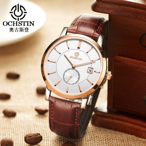 Fashion OCHSTIN Brand Men Quartz Watches Men Male Dress Clock Montre Homme Military Watches Men Relogio Masculino Reloj