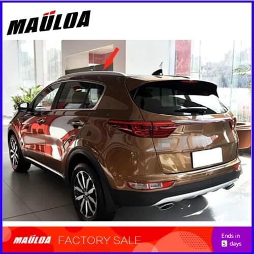 Hot sale ABS silver color sticker install side rail bar roof rack for KX5 Sportage 2016 2017 2018