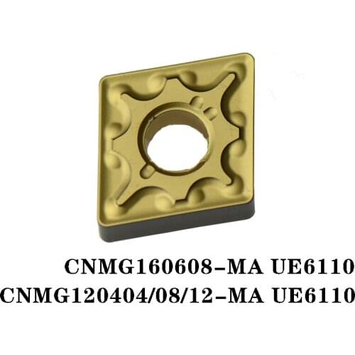 Original CNMG CNMG120404-MA UE6110 CNMG120408-MA CNMG120412-MA CNMG160608-MA 10pcs CNC lathe Insertion Carbide Insert Efficient