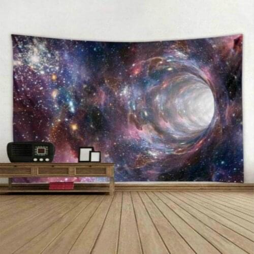 Psychedelic Space Planet Tapestry Starry Sky Universe Tapestry Wall Hanging Landscape Tapestry Home Decoration Bedroom 95x73cm