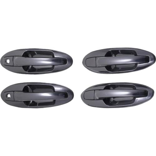 BLACK EXTERIOR DOOR HANDLE FOR HYUNDAI Sonata 02-05 2002 2003 2004 2005 FR:82660-3C000 FL:82650-3C000 RR:8366