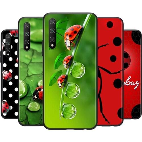 Silicone Cover Seven-Star Ladybug For Huawei Y9S Y6S Y8S Y8P Y9A Y7A Y7P Y5P Y7 Y6 Y5 Pro Prime 2019 2018 Phone Case
