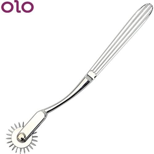 OLO Nipple/Breast Penis Tongue Body Stimulator Wartenberg Pin Wheel Adult Games Sex Toys for Couples Sex Roller Adult Products