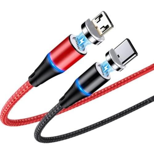 USB 3.0 Type C data Sync 3A Magnetic fast charger Micro USB Cable For Samsung Huawei P20 P30 lite Mate 20 9 Pro 7A Honor View 40