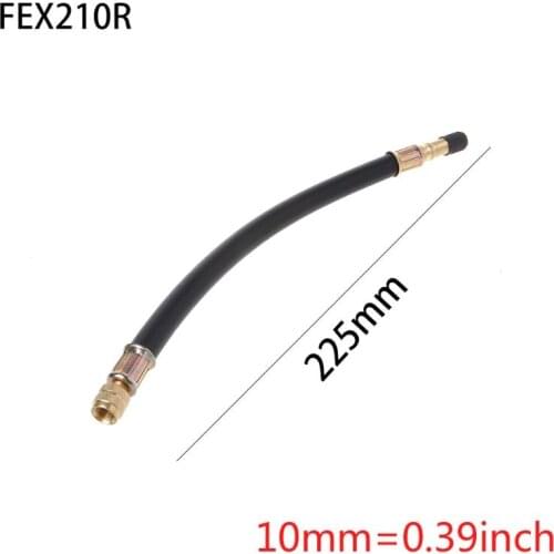 Bicycle Pump Valve Extender Extension Tube Rubber Inflator Pipe Hose Electrombile Cycling MTB Bike Part J6PF