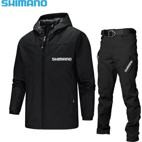 Spring Fishing Clothes Waterproof Windproof Suit For Fishing Thin Breathable Quick Dry SHIMANO Fishing Set Outdoor Fishing Wear