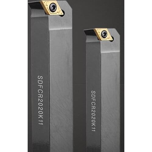 VOKET CNC gang knife type external round precision turning tool bar SDFCR SDFCL 1212 1616 2020 H07 H11 K11 lathe tools