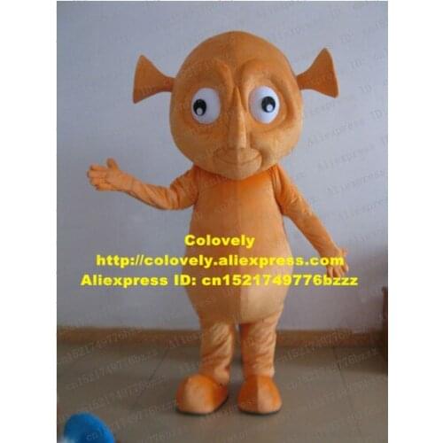 Vivid Orange Extra-terrestrial Saucer Man Alien Extraterrestrial Monster Freak Monstrosity Mascot Costume Strong Nose No.6806