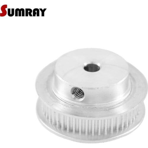 SUMRAY GT2 Pulley 48T Timing Belt Pulley Bore 5/6/6.35/7/8/10/12mm Pulley Wheel 11mm Belt Width CNC Belt Pulley 11mm Belt Width