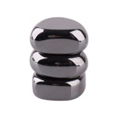 Druzy 1PC Magnetic Polishing Black Gallstone Unshaped Strong Magnetic Urgyen Magnetic Health Care Black Iron Magnet Toy