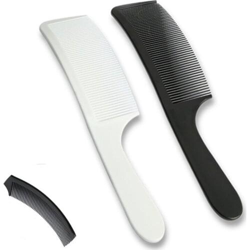 1Pc S-shaped Hair Combs Black Barber Hairdressing Comb Hair Cutting Brush Anti-static Tangle Pro Salon Hair Care Styling Tool