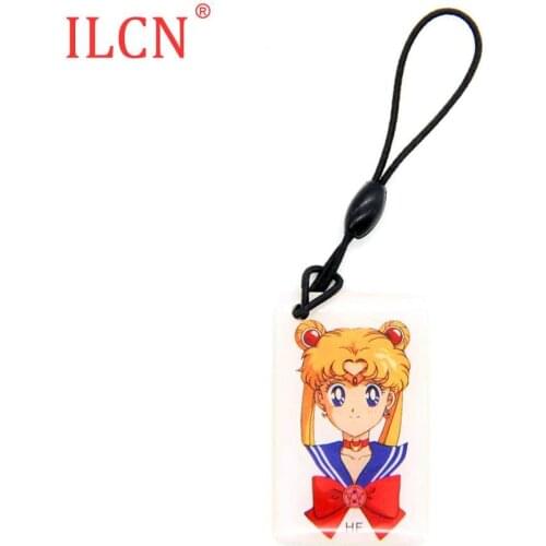 125khz ID Rewritable Writable Smart Card Proximity RFID Keyfobs Token EM4305 EM4205 Access Control Card Cartoon Trinket 1pcs