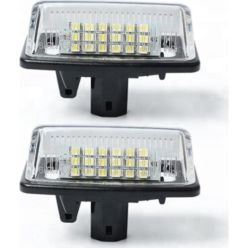 2Pcs Led Number License Plate Light Replacement Automotive Accessories For Toyota Crown 2003~2009 Canbus Error Free