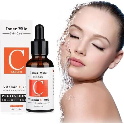 30ml Natural Vitamin C Serum Liquid Hyaluronic Acid Anti Essence Wrinkle Serum Moisturizng Anti Aging For Skincare N3H2