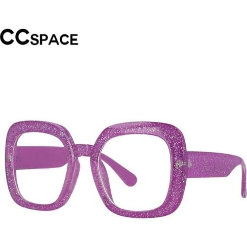53110 Oversized Square Women Anti blue light Glasses Frame Optical Fashion Computer Eyeglasses